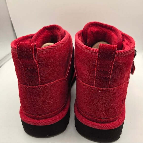 Giuseppe Zanotti Neumel Snapback Red Suede Ankle Boots Shoes W 11 - Picture 7 of 11